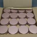 64Pack 2oz Rose Gold Aluminum Tin Jars, Metal Round Tins with Screw Lid for Lotion Bars, Balms, Cream, Salve, Spices, Toiletries or Beard Balm