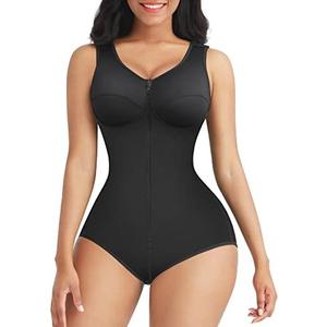 FeelinGirl Shapewear Tummy Control Fajas Colombianas Stage 2 Post Surgery Compression Garment Body Shaper for Women, Medium, Black 