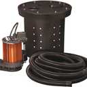 Liberty Pumps CSP-237 Crawl Space 1/3 HP Poly/Aluminum Sump Pump, one-size
