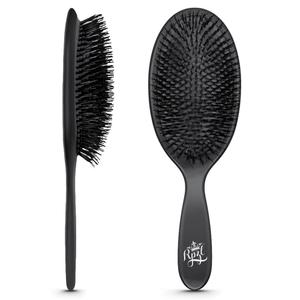 RPZL Boar Bristle Brush - Cushioned Nylon & Bristle Styling Tool for Smoothing, Polishing & Extension Hair - Suitable for All Hair Types, Wet or Dry