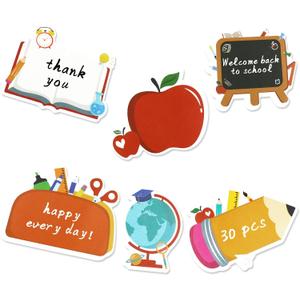 6 Pack Teacher Gift Sticky Notepads Post it Pad,180 Sheets School Office Supplies,Teachers' Memo Pads Page Marker,Teachers Appreciation Gifts in Bulk, 2.7 x 3.1 inches