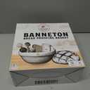 Banneton Bread Proofing Basket with Liner – Natural Rattan Dough Riser with Sourdough Baking Accessories, Artisan Bread Loaves, Homemade Bread Making - 9” Round Sourdough Starter Kit