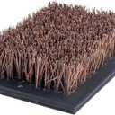 Heavy Duty Boot Scraper Brush Outdoor, Cast Iron Shoe Scrapers with Brushes, Boot Scrubber and Boot Cleaner Brush for Entryway, Garden, Farm (Replacement Bristle Brush)