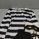 Spooktacular Creations Halloween Robber Costume Men, Unisex Thief T-Shirt Set, Halloween Costumes for Men, M