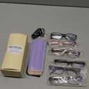 Gaoye Reading Glasses for Women, 6 pack Fashion Readers for Women Men Spring Hinge Eye Glasses, Blue Light Reading Glasses (Black on Top Transparent on Bottom, Purple Gradient, Rose Red Gradient, Blue-pink Gradient, Brown Gradient, Black)