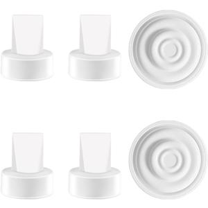6pcs Pump Parts Set,4pcs Duckbill Valves and 2pcs Silicone Membrane Replacement Parts Compatible with Spectra S1 S2 9 Plus Breast Pumps