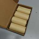 Beeswax Pillar Candles 4 Packs,100% Bees Wax Candles for Home-140 Hours Long Burning for Emergency, Natural Beeswax Candle Bulk for Relax, Pure,Smokeless & Dripless