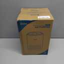 AROEVE Air Purifiers for Bedroom Home, Air Purifier For Smoke Pollen Dander Hair Smell Air Cleaner with Sleep Mode Speed Control For Bedroom Office, MK01- White