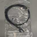 Monoprice Cat6 2ft Black Patch Cable UTP 24AWG 550MHz Pure Bare Copper Snagless RJ45 Flexboot Series Ethernet Cable