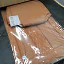 Car Seat Covers Full Set, Leather Seat Covers for Cars, 5 Pcak Breathable Seat Cover, Suitable for SUV/Truck/Sedan/Automotive (Brown)