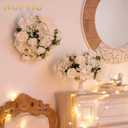 NUPTIO White Flower Balls for Wedding Table Centerpieces, 10 Pcs Fake Rose
14.2 inch Diameter, Artificial Floral Arrangement for Party Event, Birthday, Quinceanera, Bridal Shower Decorations