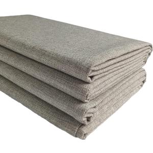 TinaKim Uplolstery Fabric, Slub Faux Linen Material, for Seat Chairs Couch Cover DIY Sewing (Linen 7, 3 Yard (57x 108 inch))