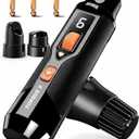 Torque X +30% Power Professional Dog Nail Grinder - Ultra-Quiet 30dB Dog Nail Trimmers, Powerful 7-Speed 16,000 RPM Motor (20k Force), Dual LED Lights, 12H+ Runtime, 3 Diamond Bits & Dust Cap