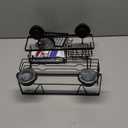 SWTYMIKI Sponge Holder for Kitchen Sink  2 Tier Rustproof Sink Caddy with Instant Drying Stone, Removable Dish Brush Holder, Stainless Steel Kitchen Caddy for Coutertop Storage Accessories