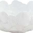 Mud Pie Layered Sea Shell Bowl; 4 3/4" x 10" dia