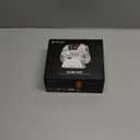 ManbaOne Interactive Screen Wireless Gaming Controller for PC/Switch/Switch 2/iOS/Android,Hall Effect Stick & Trigger,RGB Lighting,Remappable Buttons,1800mAh with Charging Dock (White)