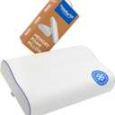 Cooling Cervical Pillow  Memory Foam Contour Neck Pillow for Sleeping  Orthopedic Cooling Pillow for Neck and Shoulder Pain Relief