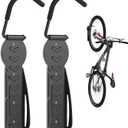 suptek 2 Packs of Vertical Bike Rack Wall Mount - Heavy Duty Garage Bike Hanger for Indoor Storage, Easy to Hang and Detach, Supports Up to 132 lb, BYPA01-2