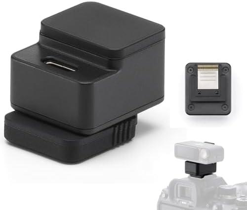 Original for DJI Mic 3/Mic Mini Camera Adapter, Connect Receiver for Sony A6700 ZV-E10 A7C A1 A9M3 FX3 Camera MI Hot Shoe,DJI Mic Mini Accessories