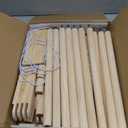 Stuffed Animal Storage & Organizer, Wooden Cute Zoo Toy Holder for Toddler Rooms, Playrooms & Bedrooms (Natural)