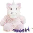 warmies Microwavable & Weighted Stuffed Animals, Unicorn - Heated Stuffed Animal Plushie for Warmth & Comfort - Cute Soft Plush Toys for Adults & Children (Boys, Girls, Babies & Toddlers)