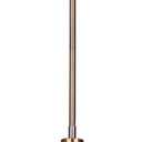 CANARM Simone 1-Light Pendant Light, Gold Finish with Flat Opal Glass Shade, Adjustable Rod, Modern Lighting for Kitchen, Dining Room or Entryway
