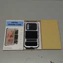 Lunivop for Samsung Galaxy A36 5G /Galaxy A56 5G Case (6.7 '') 2025 Metal Heavy Duty Phone Case with Built-in Screen Protector Full Body Protective Dust Proof Military Grade Rugged Silver