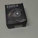 ProtoArc Wireless Bluetooth Trackball Mouse, EM02 Two Adjustable Angle Ergonomic Rechargeable Computer Ball Mouse, 3 Device Connection, Thumb Control and Smooth Tracking for Laptop, PC, Mac-Gray