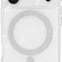 Case-Mate iPhone 17 Pro Case [Compatible with MagSafe] - Stylish Sparkly Phone Case with 12ft Drop Protection - Premium Magnetic Cover for iPhone 17 Pro - Twinkle Stardust (Silver)