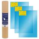 UniTak3D Photon Mono M5S/M5S Pro/M7 Pro/Saturn 3 Ultra ACF Release Film 3Pcs 10.1 Inch Fast FEP Film for High Speed Printing,Suitable for ANYCUBIC Fast 12K 14K Resin 3D Printer-278x190(mm) Transparent Blue
