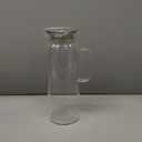 Set of 2 Glass Pitcher with Lid,2 Quart (64 oz / 1.9 Liter) Leak Proof,Glass Water Jugs, BPA-Free,Microwave & Dishwasher Safe Pitcher,Sun & Iced Tea, Sangria,Cold Brew Coffee & More