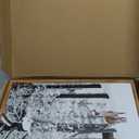 CHDITB Winter Wonderland Framed Canvas Wall Art Set Of 3, Nature Deer Wall Decor, Snowy Landscape Wall Painting, Farmhouse Winter Scene Cottage Art Prints for Living Room, Bedroom Decor (12X16 Inch)