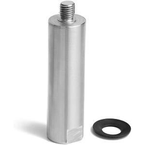 1" Dia Post with 3" Total Length for Wood Lathe Tool Rest Including Thread, M10X1.5 Thread