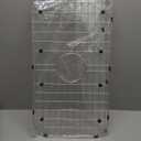 Serene Valley Sink Protector Grid 26-1/16" x 14-1/16", Centered Drain with Corner Radius 3-1/2", 304 Stainless Steel Material NLW2614C