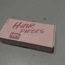Rich Choices Hair Toppers for Women Real Human Hair 100% Human Remy Toppers for Women with Thinning Clip in NO Bangs Upgrade Extended 2"*6"Lace Base 150% Density 10 Inch #2 Dark Brown