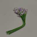 6 Pcs Babys Breath Artificial Flowers, Fake Babys Breath Flowers for Wedding Floral Arrangement Party Decor, Purple