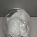 HLOVME Corduroy Chair Cushion with Ties Ultra Soft Warm Floor Cushion for Kids Reading Nook Comfortable Square Seat Cushion for Adult 15.7x15.7 Set of 2, White