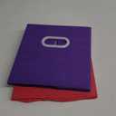 DII Non Woven Polyester Storage Bin, Lattice, Gray, Large Set of 2