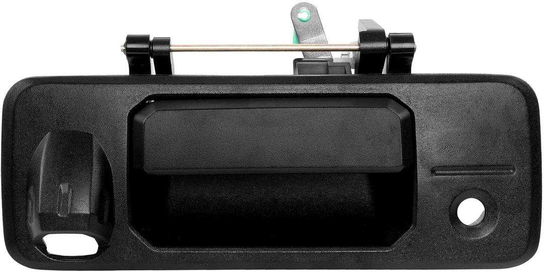 Gledewen Upgraded Metal Tailgate Handle Liftgate Latch Handle with Rear Camera Hole, Compatible with 2016-2023 Toyota Tacoma 2014-2021 Toyota Tundra, Replaces# 97982 690900C090MT 69090-0C090-MT