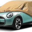 Car Cover Waterproof Compatible with Mini Cooper 2002-2024 Cooper S Hardtop Convertible 2 Door, Outdoor Heavy Duty Car Covers Rain Sun Snow Protection with Zipper and Windproof Buckle
