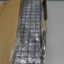 Spice Rack Organizer Wall Mount, Spice Organization Storage Shelf for Cabinet Door, 4 Packs Wall Spice Rack Saving Space for Kitchen, Black