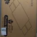 WELGEE 1500 Pieces 2-in-1 Tilting & Rotating Puzzle Board with Drawers and Cover, 35"x27" Portable Spinning Plastic Jigsaw Puzzle Table for Adults, Upgraded Lazy Susan