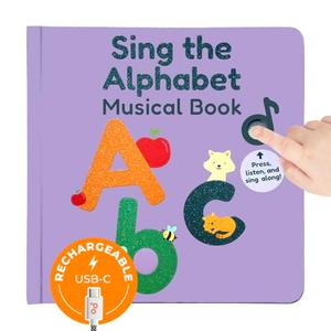 Calis Books ABC Book | Great Alphabet Learning Toy with The ABC Song | Sound Books for Toddlers 1-3 | Great Books for 1 Year Old | Toddler Learning Toys Ages 2-4 | Speech Therapy Toys