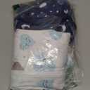 BSTOPPT Newborn Sleep Sack Baby Swaddle,3-6 Months,3-Way Adjustable Wearable Blanket,100% Rayon Cotton Swaddling sleeping bagTOG 0.5Clouds&Starry Sky