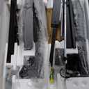 Huuger L Shaped Standing Desk with Power Outlets, 63 x 55 Inch Height Adjustable Computer Desk for Bedroom, Corner Stand up Desk for Home and Office, Work and Study, Rustic Brown