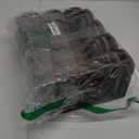 4 Pcs Scalloped Baskets with Handle 4 Size Wooden Countertop Storage Box Multipurpose Fruit Vegetable Crate Rectangular Decorative Serving Tray Organizer for Kitchen Bathroom Home Decor(Brown)