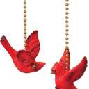 Cardinal Fan Pulls, Set of 2