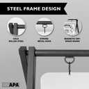 Ilyapa Metal A Frame Sign, Whiteboard Sidewalk Sign - 24x38 in Outdoor