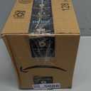 Yangbaga Canisters Sets for Kitchen Countertop-Set of 4 Ceramic Kitchen Canisters Food Storage Jar with Airtight Wood Lids & Spoons & Label,Large Flour and Sugar Containers for Serving Ground Coffee