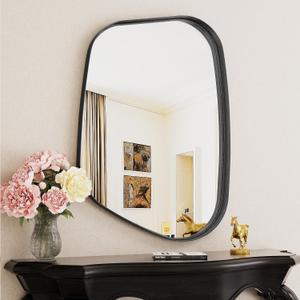 Irregular Wall Mirror 55"x28" Bathroom Mirror Asymmetrical Mirror